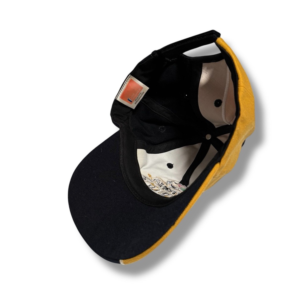 Vintage 2004 Daytona 500 Champion Hat Adjustable Strap Navy Yellow‎ - Picture 5 of 6